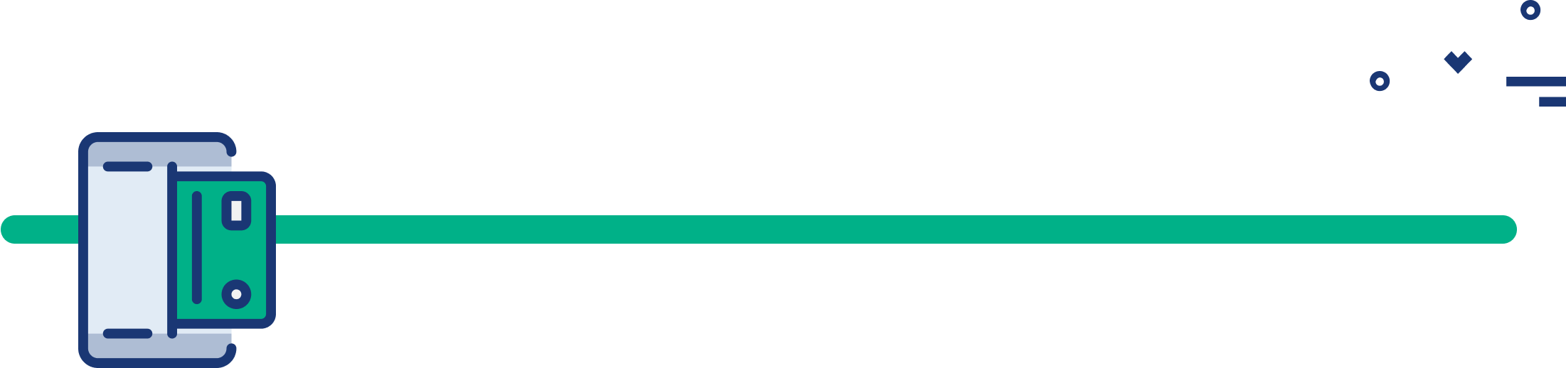 digital device with page dividing line graphic